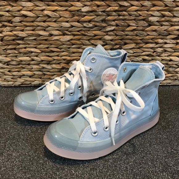 Unisex Converse Chuck Taylor Baby Blue CX High " Stretch Canvas HighTops - Picture 4 of 13